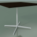 modèle 3D Table carrée 5567 (H 74 - 90x90 cm, Wengé, V12) - preview