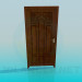 3d модель Двері дерев'яна – превью