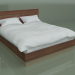 3d модель Ліжко двоспальне ДН 2018 (Горіх) – превью