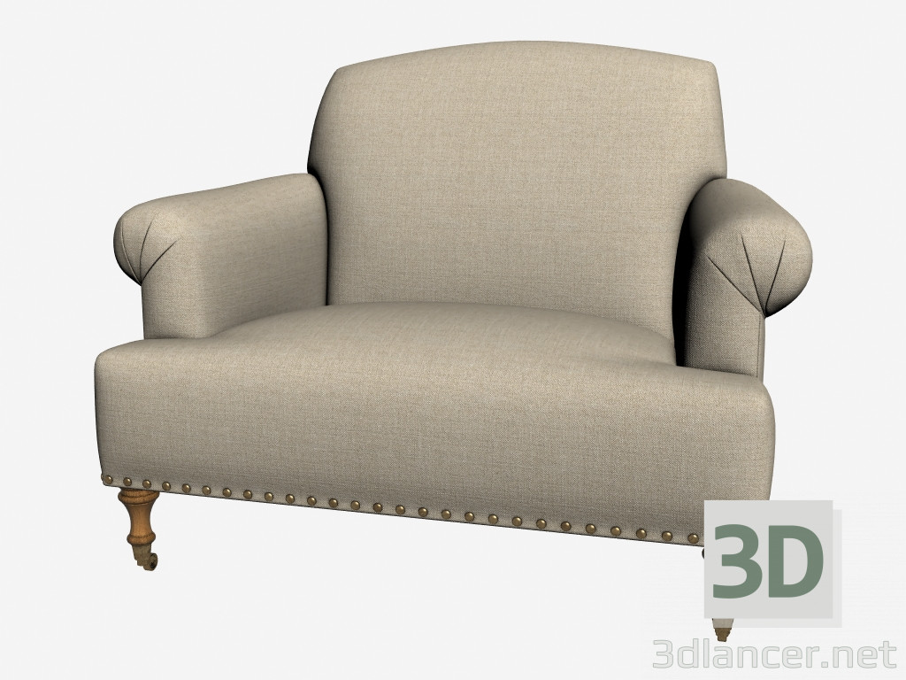 3d model Armchair WINONA (602,004-F06) - preview