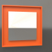 3D modeli Ayna ZL 18 (400x400, parlak parlak turuncu) - önizleme