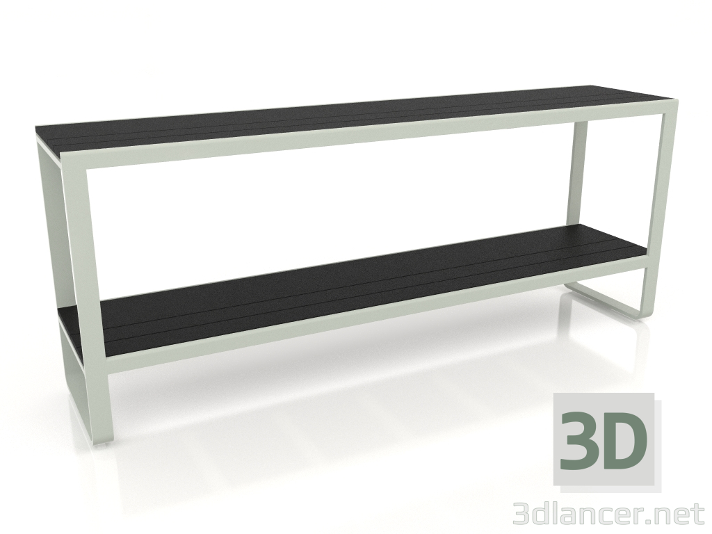 modello 3D Mensola 180 (DEKTON Domoos, Grigio cemento) - anteprima
