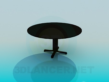 3d модель Круглий столик – превью