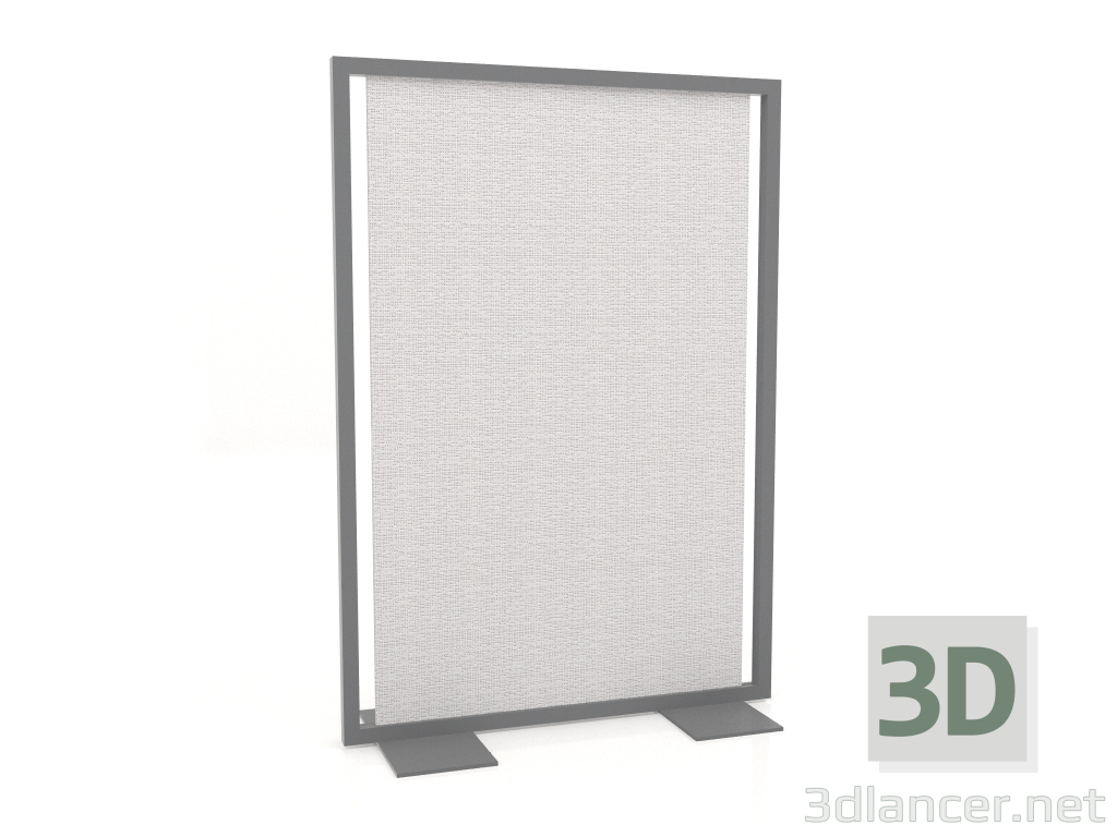 3d model Screen partition 120x170 (Anthracite) - preview