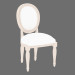 Modelo 3d Cadeira de algodão Louis - preview