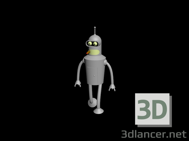 3d model Bender - vista previa
