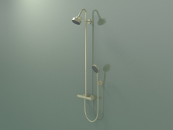 Pipa de ducha con termostato y ducha fija 3jet (34640250)