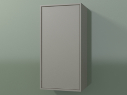 Wall cabinet with 1 door (8BUBBCD01, 8BUBBCS01, Clay C37, L 36, P 24, H 72 cm)