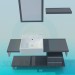modèle 3D Le meuble-lavabo avec tiroirs - preview