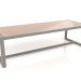 3d model Dining table with glass top 268 (Quartz gray) - preview