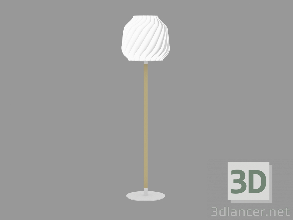 3D Modell Stehlampe F24 C01 01 - Vorschau