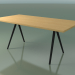 modèle 3D Table rectangulaire 5432 (H 74 - 90x180 cm, pieds 150 °, plaqué L22 chêne naturel, V44) - preview