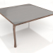 modello 3D Tavolo da pranzo Whity quadrato (vetro) 200x200 - anteprima