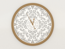 Wall clock REFINED (gold, 1.5m)