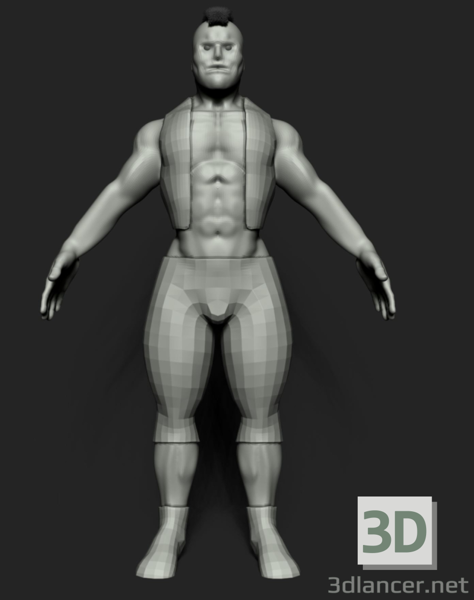 3D Modell Boxer - Vorschau