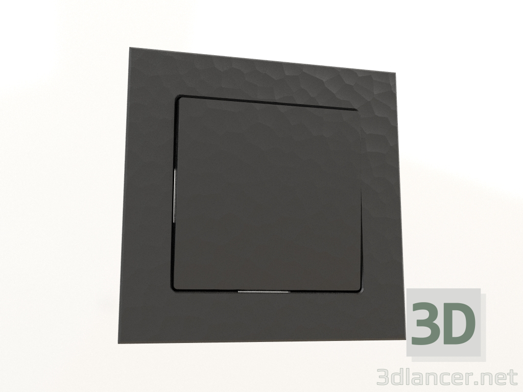modèle 3D Interrupteur un groupe (marteau noir) - preview