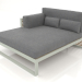 3d model XL modular sofa, section 2 left, high back (Cement gray) - preview