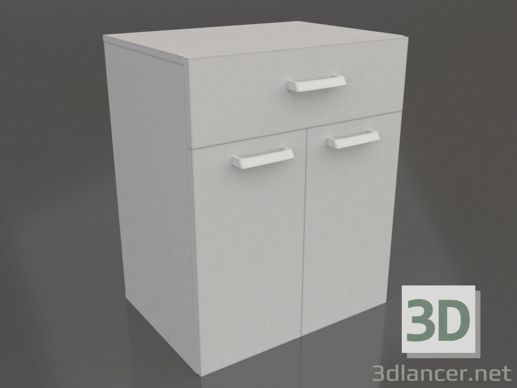 3d model Built-in cabinet LK-600 TD-V with drawer 900 - preview
