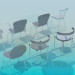 3d model Variety of chairs - preview