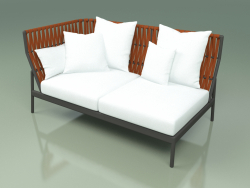 Módulo de sofá direito 104 (cinto laranja)