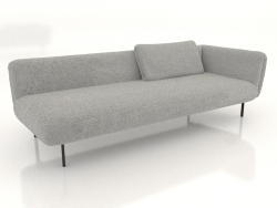 End sofa module 225 right (option 2)