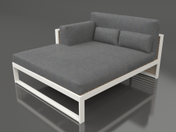XL modular sofa, section 2 left, high back (Agate gray)