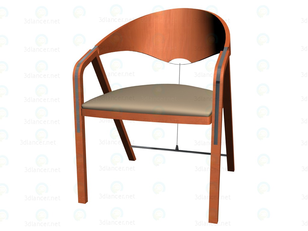 modèle 3D Chaise Spinnacker - preview