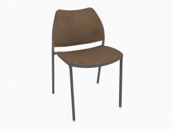 Cadeira de escritório com moldura cromada (B)