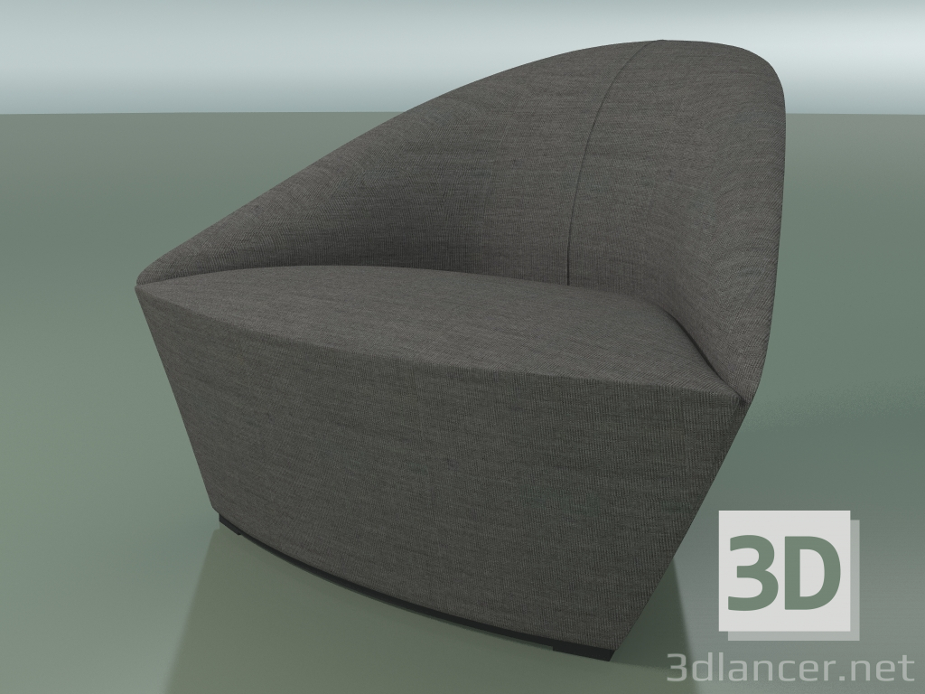 3d model Armchair 4302 (L-102.5 cm, fabric upholstery) - preview