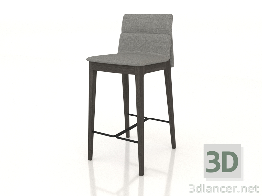 3d model Semi-bar stool Tectonic counter - preview