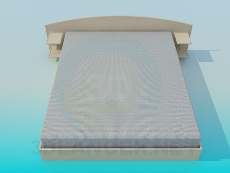 3D modeli Yatakç - önizleme