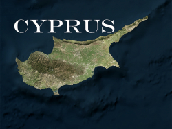 Textura de la superficie de la isla de Chipre