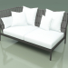 modello 3D Modulo divano destro 104 (cintura grigia) - anteprima