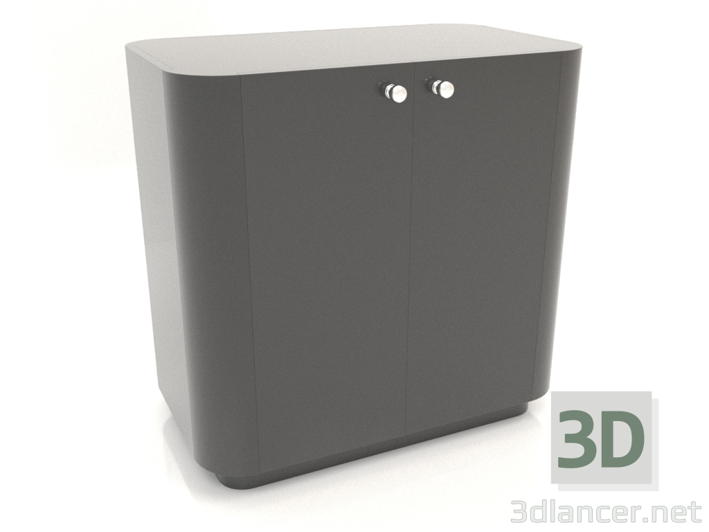 3D modeli Kabin TM 031 (660x400x650, siyah plastik) - önizleme