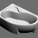 3D modeli Asimetrik banyo Rosa II 160 L seti - önizleme