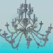 3d model A large chandelier for holiday accommodation - preview