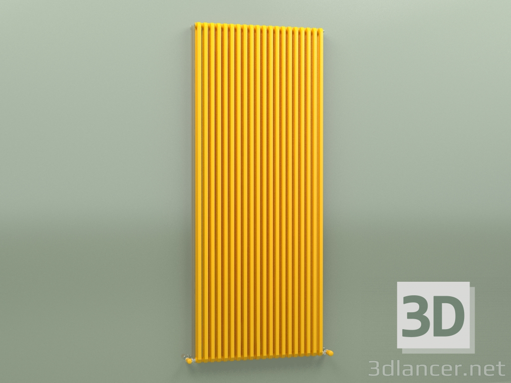 modèle 3D Radiateur SAX 2 (H 2000 20 EL, jaune melon - RAL 1028) - preview