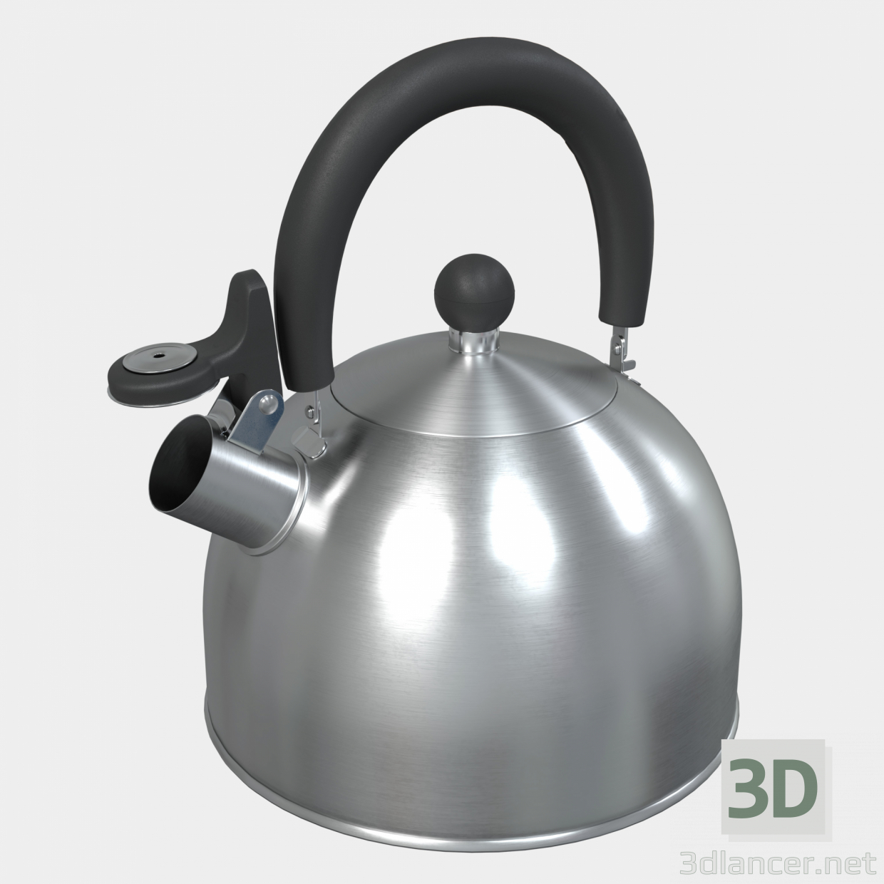 3D düdük su ısıtıcısı modeli satın - render