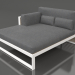 3d model XL modular sofa, section 2 left, high back (White) - preview