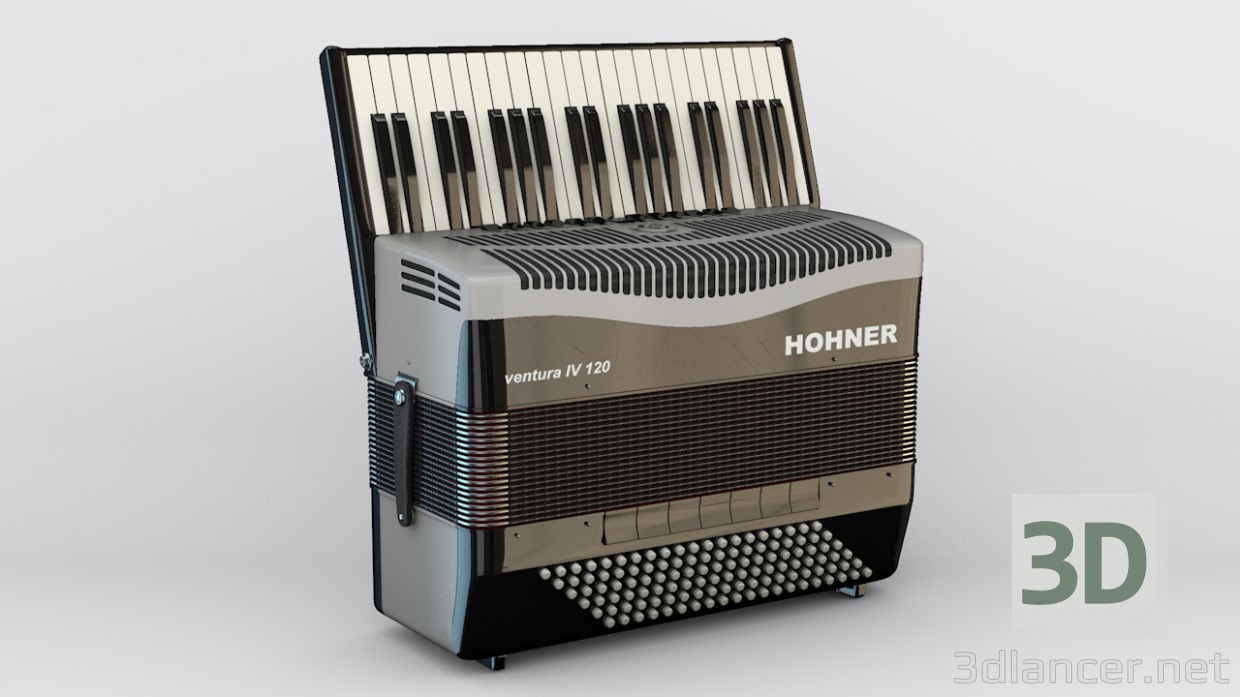 Modelo 3d Hohner Ventura - preview