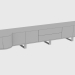 3D modeli Curbstone COURBET ANTE DOLABI (347X70XH61) - önizleme
