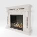3d Fireplace Corsica WT model buy - render