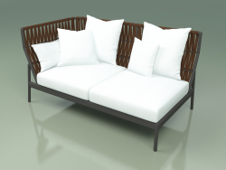 Módulo de sofá direito 104 (cinto marrom)