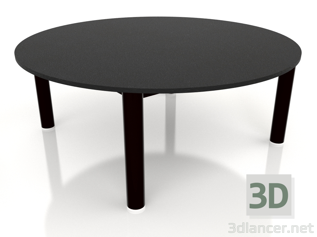 3d модель Стол журнальный D 90 (Black, DEKTON Domoos) – превью