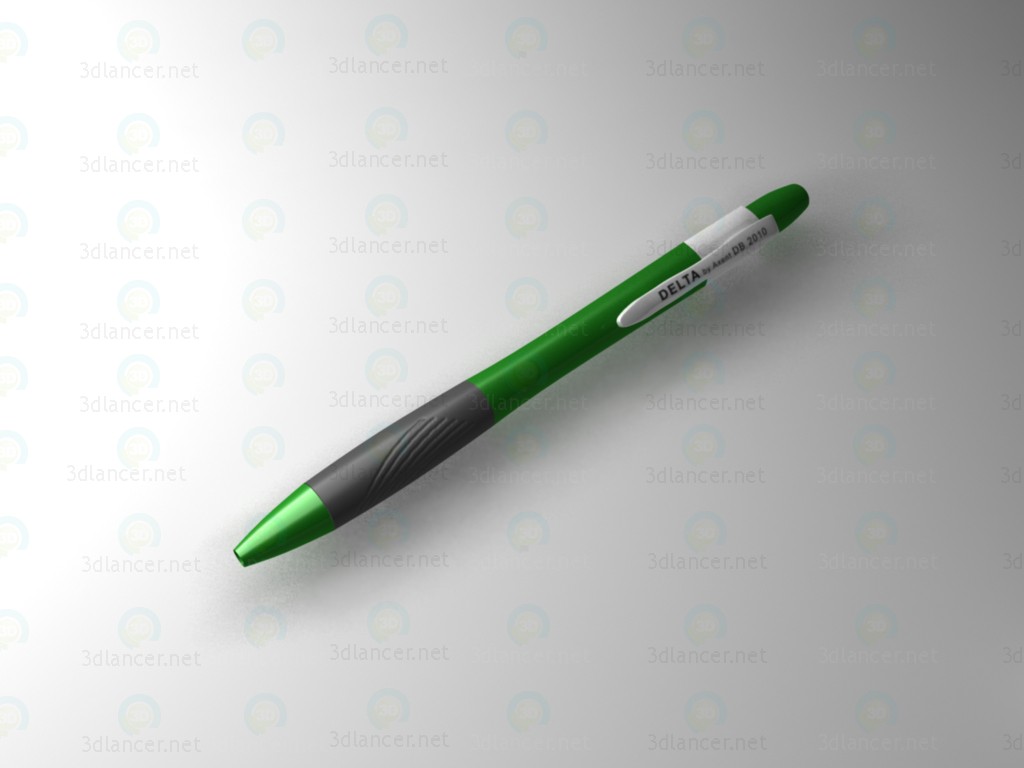 modello 3D Penna a sfera penna - anteprima