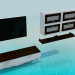 3d model Furniture in the living room - preview