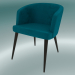 Modelo 3d Meia alegria da cadeira (azul) - preview