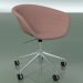 3d model Chair 4239 (5 wheels, swivel, with upholstery f-1221-c0614) - preview