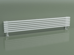 Radiador horizontal RETTA (6 seções 2000 mm 60x30, branco mate)