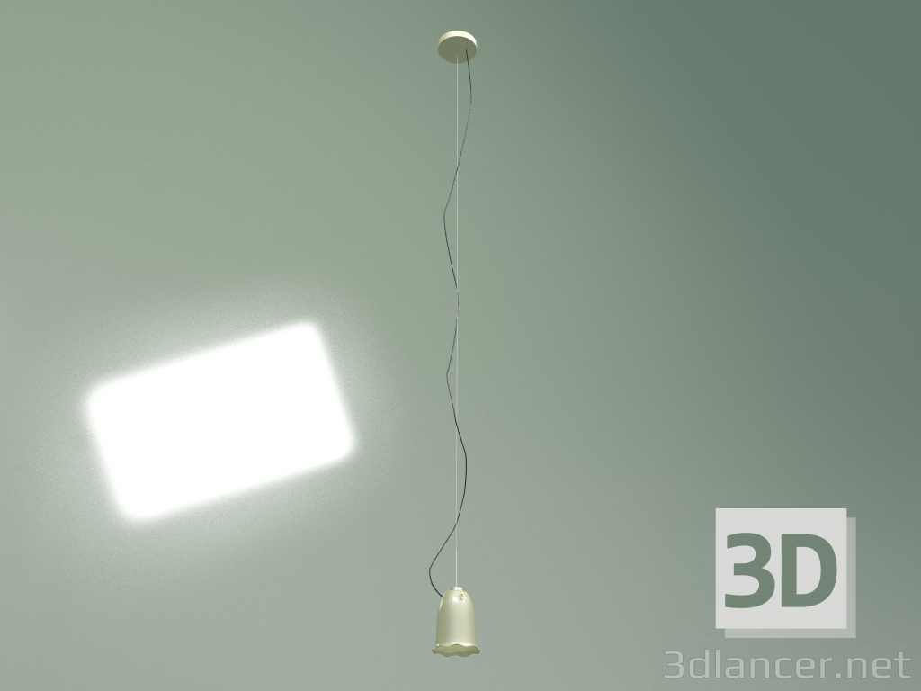 modello 3D Lampada a sospensione Blossom diametro 16 (champagne) - anteprima